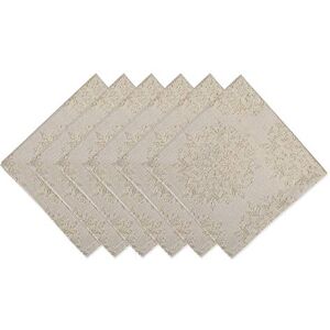 DII Holiday Tabletop Collection, Cotton, Winter Sparkle, 20" x 20" (Set of 6) DII Holiday Tabletop Collection, Cotton, Winter Sparkle, 20" x 20" (Set of 6)