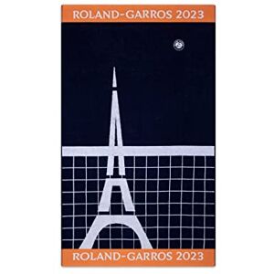 ROLAND GARROS - Players 2023 Edition Beach Towels - 100% Cotton - Navy Blue - 105 x 70 cm ROLAND GARROS - Players 2023 Edition Beach Towels - 100% Cotton - Navy Blue - 105 x 70 cm
