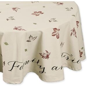 DII Autumn Leaf Round Tablecloth - Home Decor for Fall & Thanksgiving DII Autumn Leaf Round Tablecloth - Home Decor for Fall & Thanksgiving