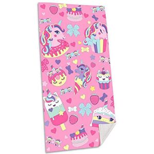 Desconocido Kids Beach Towel Cotton Collection Cupcakes – Towels Desconocido Kids Beach Towel Cotton Collection Cupcakes – Towels