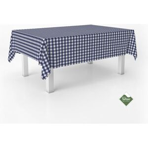 ECOMMERC3 Stain Resistant Vichy Tablecloth for Rectangular Table Size 250 x 140 cm Vichy Tablecloth Extra Soft and Waterproof Touch Navy ECOMMERC3 Stain Resistant Vichy Tablecloth for Rectangular Table Size 250 x 140 cm Vichy Tablecloth Extra Soft and Waterproof Touch Navy