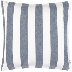 furn. Yard Hayle Cotton Outdoor Cushion Cover – Reversible Striped Garden Cover Only (Navy Cushion Cover Only, 50 x 50 cm) furn. Yard Hayle Cotton Outdoor Cushion Cover – Reversible Striped Garden Cover Only (Navy Cushion Cover Only, 50 x 50 cm)