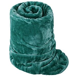Rapport Home Luxury Dyed Mink Throw Blanket (150 x 200 cm) Teal Rapport Home Luxury Dyed Mink Throw Blanket (150 x 200 cm) Teal