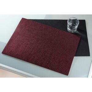 AlexandreHouse Pack of 16 Placemat, Rectangular, Felt, Dark Red, PU 16, L. 30cm, W. 45cm AlexandreHouse Pack of 16 Placemat, Rectangular, Felt, Dark Red, PU 16, L. 30cm, W. 45cm