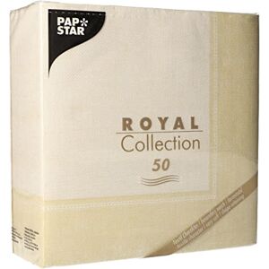 Papstar 50 Napkins Royal Collection 1/4 Fold 40 cm x 40 cm Champagne Linum Papstar 50 Napkins Royal Collection 1/4 Fold 40 cm x 40 cm Champagne Linum
