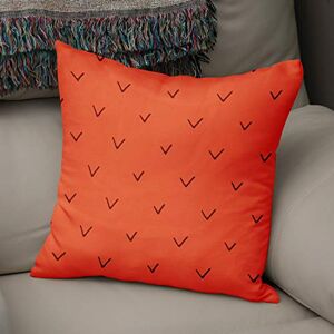 Bonamaison Decorative Cushion Cover Orange & Bordeux, Throw Pillow Covers, Home Decorative Pillowcases for Livingroom, Sofa, Bedroom, Size: 50x50 Cm Designed and Manufactured in Turkey Bonamaison Decorative Cushion Cover Orange & Bordeux, Throw Pillow Covers, Home Decorative Pillowcases for Livingroom, Sofa, Bedroom, Size: 50x50 Cm Designed and Manufactured in Turkey