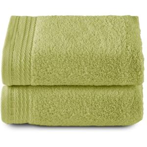 Top Towel Large Bath Towels - Bath Towels - 2 Hand Towels - 50 x 100 cm - Cotton - Lime Top Towel Large Bath Towels - Bath Towels - 2 Hand Towels - 50 x 100 cm - Cotton - Lime