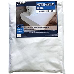 COLAS NORMAND Waterproof Mattress Protector - Organic Cotton, 60x120 cm COLAS NORMAND Waterproof Mattress Protector - Organic Cotton, 60x120 cm