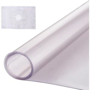 VEVOR Plastic Table Cover, 42 x 60 Inch 1.5 mm Thick Frosted Table Protector, Rectangle PVC Desk Mat, Waterproof & Easy Cleaning Desk Pad Tablecloth, for Office Dresser Dining Room Table Night Stand VEVOR Plastic Table Cover, 42 x 60 Inch 1.5 mm Thick Frosted Table Protector, Rectangle PVC Desk Mat, Waterproof & Easy Cleaning Desk Pad Tablecloth, for Office Dresser Dining Room Table Night Stand