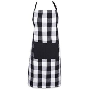 DII Unisex Buffalo Check Kitchen Collection, Classic Farmhouse Chef Apron, One Size, Black & White DII Unisex Buffalo Check Kitchen Collection, Classic Farmhouse Chef Apron, One Size, Black & White