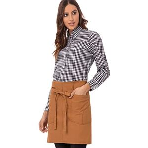 Chef Works Unisex Rockford Half Bistro Apron, Nutmeg, One Size Chef Works Unisex Rockford Half Bistro Apron, Nutmeg, One Size