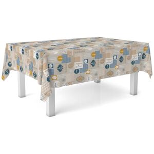 Martina Home Cuisine Oilcloth Tablecloth Blue 250 x 140 cm Martina Home Cuisine Oilcloth Tablecloth Blue 250 x 140 cm