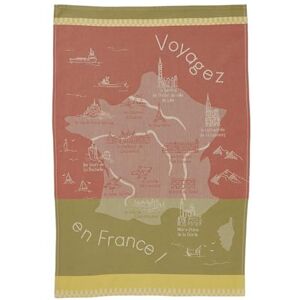 Coucke Model - Landmarks Cotton Tea Towel - Kitchen Decor Coucke Model - Landmarks Cotton Tea Towel - Kitchen Decor