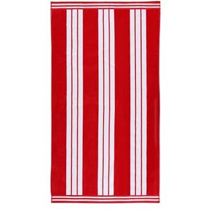 Superior Collection Combed Cotton Luxurious Jacquard Beach Towels, Red Cabana Stripe, Oversized,43 x 5 x 30 cm Superior Collection Combed Cotton Luxurious Jacquard Beach Towels, Red Cabana Stripe, Oversized,43 x 5 x 30 cm