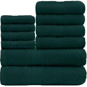 GAVENO CAVAILIA 10 Piece Towel Bale Set - Bath Towels, Face, Hand, Quick Drying GAVENO CAVAILIA 10 Piece Towel Bale Set - Bath Towels, Face, Hand, Quick Drying