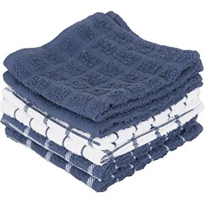 Ritz 100% Terry Cotton, Highly Absorbent Dish Cloth Set, 12” x 12”, 6-Pack, Federal Blue Ritz 100% Terry Cotton, Highly Absorbent Dish Cloth Set, 12” x 12”, 6-Pack, Federal Blue