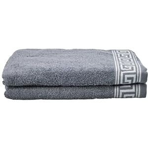 GC GAVENO CAVAILIA Greek Bath Sheet Towel Set 2 Piece Egyptian Cotton Towels Quick Dry Large Bath Towel 500 GSM Towel For Bathroom Charcoal 80X140 GC GAVENO CAVAILIA Greek Bath Sheet Towel Set 2 Piece Egyptian Cotton Towels Quick Dry Large Bath Towel 500 GSM Towel For Bathroom Charcoal 80X140