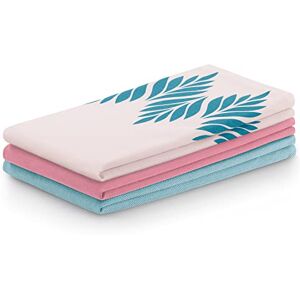AmeliaHome Letty Cotton Leaves Pattern Kitchen Towels - Tea Towels AmeliaHome Letty Cotton Leaves Pattern Kitchen Towels - Tea Towels