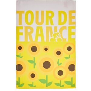 Coucke Printed Cotton Tea Towel, Tour de France, Sunflower, 50 x 75 cm Coucke Printed Cotton Tea Towel, Tour de France, Sunflower, 50 x 75 cm