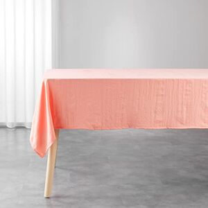 Douceur d'Intérieur Suzy Coral Rectangular Tablecloth 140 x 240 cm Microfibre Washed Douceur d'Intérieur Suzy Coral Rectangular Tablecloth 140 x 240 cm Microfibre Washed