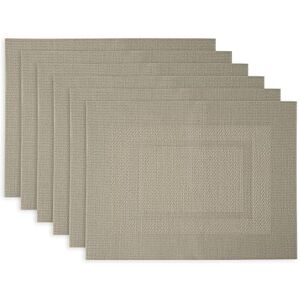 DII PVC Tabletop Collection Woven Indoor/Outdoor, Placemat Set, 13x17.25, Stone, 6 Piece DII PVC Tabletop Collection Woven Indoor/Outdoor, Placemat Set, 13x17.25, Stone, 6 Piece