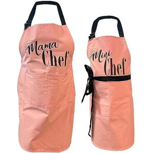 BASHOUT Mother, Daughter Apron Set (2 pcs) Mama Chef plus Mini Chef Matching Aprons Cooking Baking Adjustable Mom and Child Pink Aprons Mother’s Day, Christmas Mommy and Daughter Kitchen Aprons, BASHOUT Mother, Daughter Apron Set (2 pcs) Mama Chef plus Mini Chef Matching Aprons Cooking Baking Adjustable Mom and Child Pink Aprons Mother’s Day, Christmas Mommy and Daughter Kitchen Aprons,
