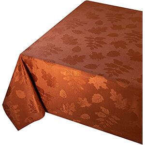 Benson Mills Harvest Legacy Damask Fabric Table Cloth Fall, Harvest, and Thanksgiving Tablecloth (Rust/Burnt Orange, 52" x 52" Square) Benson Mills Harvest Legacy Damask Fabric Table Cloth Fall, Harvest, and Thanksgiving Tablecloth (Rust/Burnt Orange, 52" x 52" Square)