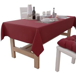 PETTI Artigiani Italiani - Table Cloth - 12 Seats - Bordeaux - 140x240cm - Made in Italy PETTI Artigiani Italiani - Table Cloth - 12 Seats - Bordeaux - 140x240cm - Made in Italy