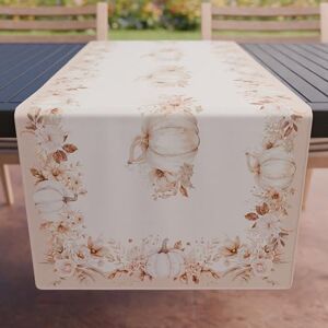 PETTI Artigiani Italiani Kitchen Textile Accessories, Elegant Table Runner 40 x 140 cm in Microfibre, Table Cloth in Digital Print Pumpkin Autumn, Halloween, 100% Made in Italy PETTI Artigiani Italiani Kitchen Textile Accessories, Elegant Table Runner 40 x 140 cm in Microfibre, Table Cloth in Digital Print Pumpkin Autumn, Halloween, 100% Made in Italy