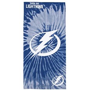 Northwest The Company NHL Tampa Bay Lightning Beach Towel, 30" x 60", Psychedelic Northwest The Company NHL Tampa Bay Lightning Beach Towel, 30" x 60", Psychedelic