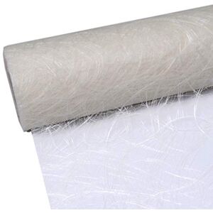 Deko AS GmbH SIZOWEB Table Runner/25 m Roll + 100 Free Decorative Hearts, Polyester, Weiss, 30 cm Deko AS GmbH SIZOWEB Table Runner/25 m Roll + 100 Free Decorative Hearts, Polyester, Weiss, 30 cm