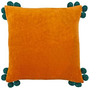 furn. Hoola Polyester Filled Cushion, Cotton, Orange/Teal furn. Hoola Polyester Filled Cushion, Cotton, Orange/Teal