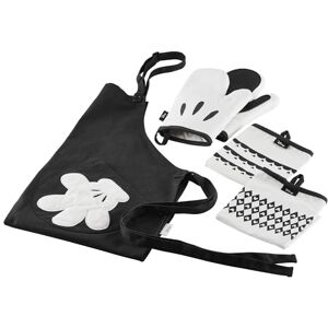 Prestige Disney Monochrome Kitchen Textile set Apron and Oven Gloves Set with Tea Towel Set of 2 Black & White Prestige Disney Monochrome Kitchen Textile set Apron and Oven Gloves Set with Tea Towel Set of 2 Black & White