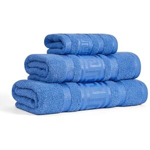 GC GAVENO CAVAILIA Greek Bath Sheet Pack Of 3 100% Egyptian Cotton Towels Bath Sheets Extra Large Soft Highly Absorbent Quick Dry Towel (90x150 cm) 550 GSM Towels For Bathroom Blue GC GAVENO CAVAILIA Greek Bath Sheet Pack Of 3 100% Egyptian Cotton Towels Bath Sheets Extra Large Soft Highly Absorbent Quick Dry Towel (90x150 cm) 550 GSM Towels For Bathroom Blue