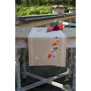 Vervaco Violet Table Runner Kit - Cross Stitch, 40 x 100cm Vervaco Violet Table Runner Kit - Cross Stitch, 40 x 100cm