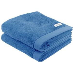 TOM TAILOR Herding Hand Towels, Set of 2, 50 x 100 cm, 100% Cotton/Terry Towel, with Hanger and Label with Logo, Colour Bath Towel, Cool Blue TOM TAILOR Herding Hand Towels, Set of 2, 50 x 100 cm, 100% Cotton/Terry Towel, with Hanger and Label with Logo, Colour Bath Towel, Cool Blue
