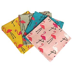 Dexam Flamingo Napkins Set of 4 Multicoloured Dexam Flamingo Napkins Set of 4 Multicoloured