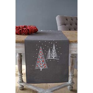 Vervaco Printed Table Runner Christmas Trees - Table Runner Vervaco Printed Table Runner Christmas Trees - Table Runner