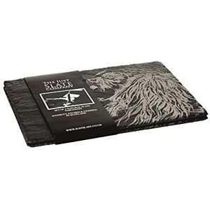 The Just Slate Company 2 Spaniel Place Mats, Black, Size One The Just Slate Company 2 Spaniel Place Mats, Black, Size One