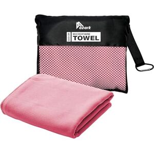azark Microfibre Towel – Quick Dry, Lightweight & Super Absorbent – Gym, Travel, Yoga, Camping & Beach – Soft & Durable – Multiple Sizes (Pink, XX Large) azark Microfibre Towel – Quick Dry, Lightweight & Super Absorbent – Gym, Travel, Yoga, Camping & Beach – Soft & Durable – Multiple Sizes (Pink, XX Large)