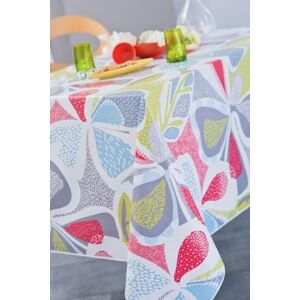 CALITEX Easy Care Moringa Fabric Tablecloth with Big Flowers Design CALITEX Easy Care Moringa Fabric Tablecloth with Big Flowers Design