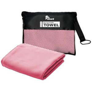 azark Microfibre Towel – Quick Dry, Lightweight & Super Absorbent – Gym, Travel, Yoga, Camping & Beach – Soft & Durable – Multiple Sizes (Pink, X Large) azark Microfibre Towel – Quick Dry, Lightweight & Super Absorbent – Gym, Travel, Yoga, Camping & Beach – Soft & Durable – Multiple Sizes (Pink, X Large)