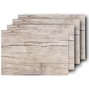 Westmark 4 placemats, 45 x 30 cm, synthetic, wooden look, Saleen-Edition: Nature, light oak, 01059810150 Westmark 4 placemats, 45 x 30 cm, synthetic, wooden look, Saleen-Edition: Nature, light oak, 01059810150