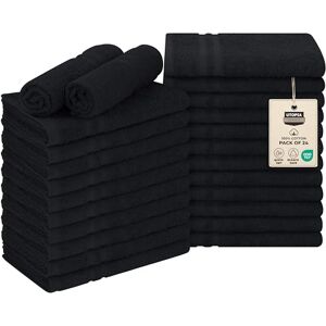 Utopia Towels Cotton Bleach Proof Salon Towel (16x27 inches) Bleach Safe Gym 100% Cotton Hand Towel (24 Pack, Black) Utopia Towels Cotton Bleach Proof Salon Towel (16x27 inches) Bleach Safe Gym 100% Cotton Hand Towel (24 Pack, Black)