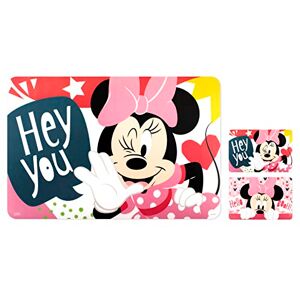 Lulabi Minnie Mouse polypropylene tableware set - 12 pieces, 30x45cm Lulabi Minnie Mouse polypropylene tableware set - 12 pieces, 30x45cm
