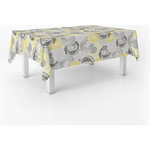 ECOMMERC3 Tablecloth Oilcloth Rectangular Table Size 100 x 140 cm Style, Durability and Easy Cleaning for Your Table Stain Resistant and Waterproof Oilcloth Tablecloth Circle Yellow ECOMMERC3 Tablecloth Oilcloth Rectangular Table Size 100 x 140 cm Style, Durability and Easy Cleaning for Your Table Stain Resistant and Waterproof Oilcloth Tablecloth Circle Yellow