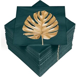 HEKU 100 Napkins - Golden Leaf - 3-ply, 33 x 33 cm - Napkin HEKU 100 Napkins - Golden Leaf - 3-ply, 33 x 33 cm - Napkin