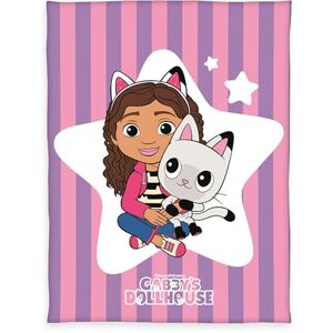 Herding Gabby's Dollhouse Fleece Blanket, Approx. 130 x 170 cm, 100% Polyester, Multi-Coloured Herding Gabby's Dollhouse Fleece Blanket, Approx. 130 x 170 cm, 100% Polyester, Multi-Coloured