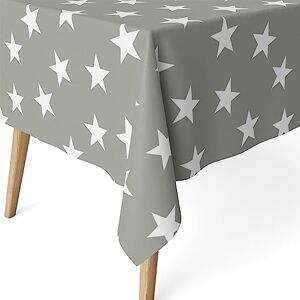 Martina Home Resin Coated Tablecloth Polar Grey 250cm x 140cm Martina Home Resin Coated Tablecloth Polar Grey 250cm x 140cm