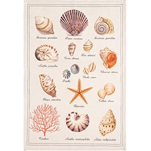 Coucke Cotton Tea Towel - Treasures of The Sea - 50x75cm Coucke Cotton Tea Towel - Treasures of The Sea - 50x75cm